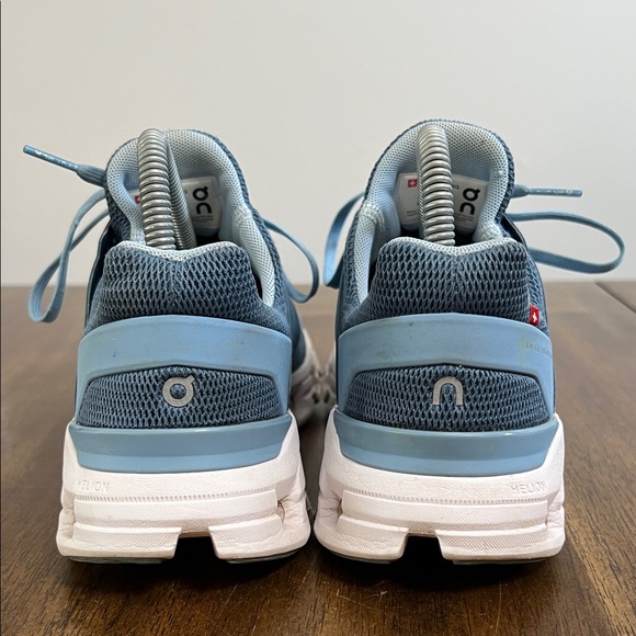 On Cloud Helion Cloudtec Running Sneakers in Light Blue Womens Size 8.5 - Picture 6 of 14